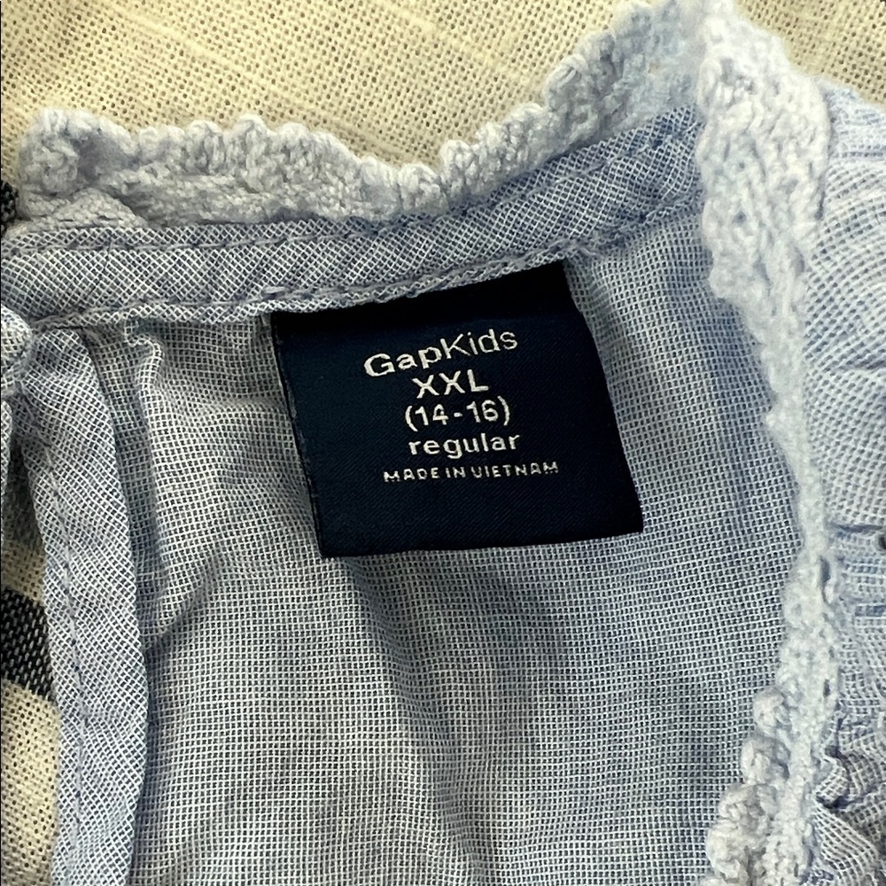 💚BUY 3 for $15💚 💚 GAP Light Blue Kids Blouse - Picture 4 of 4